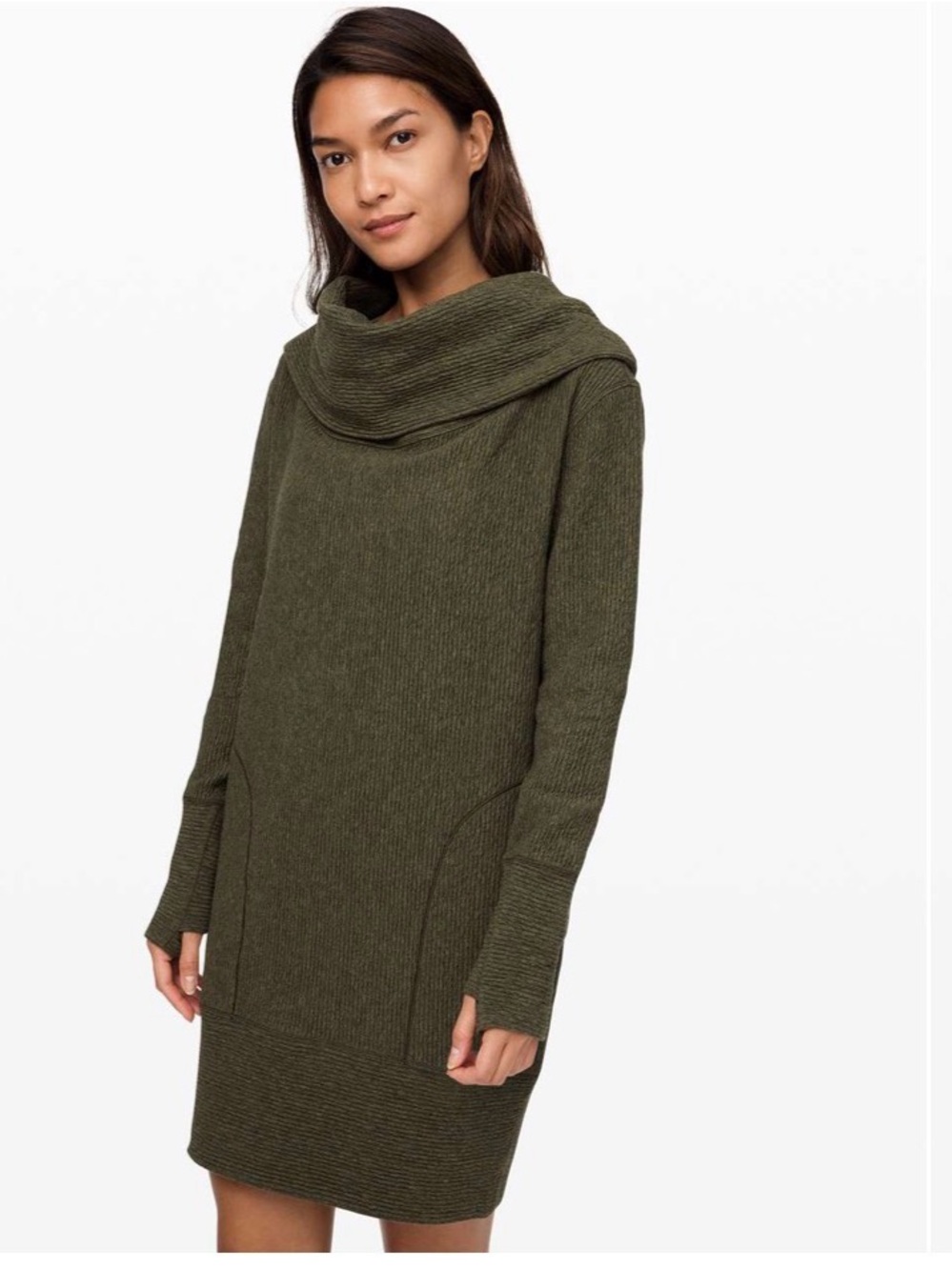 Lululemon Along the Way Dress
Heathered Dark Olive size XS